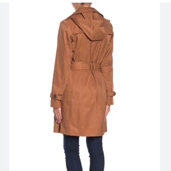 Cole Haan Belted Hooded in Terracota Small New - Picture 8 of 10